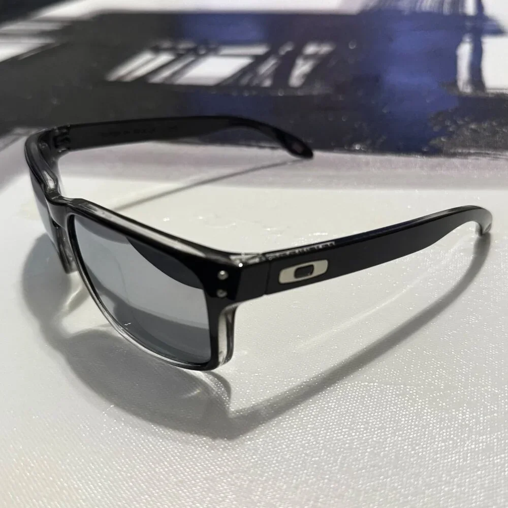 OO9102 Oakley Holbrook Dark Ink Fade Prizm Polarized Sunglasses - Picture 4 of 15